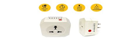 Blackt Electrotech: 230V Timer Switch/Automatic Switch Socket for ...