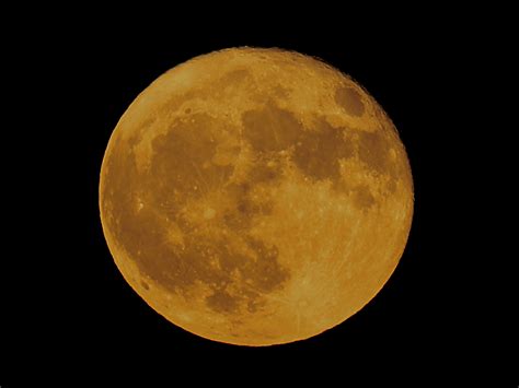 Full Orange Moon