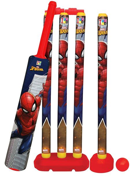 KIDIVO Plastic Cricket Combo Set of 1 Bat Ball and 3 Wickets/Outdoor ...