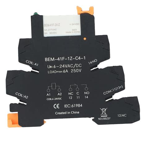 Ultra-thin relay module module spring type thin chip BEM-41F-1Z-C4-1-R Relay black - Walmart.com