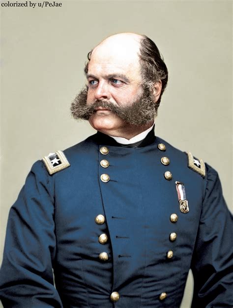Civil war general Ambrose burnside, popularized the facial hair ...