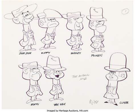 Willie Ito The Perils of Penelope Pitstop Ant Hill Mob Size | Lot ...