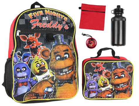 Snapklik.com : Five Nights At Freddys 16" Backpack Lunch Box Water ...