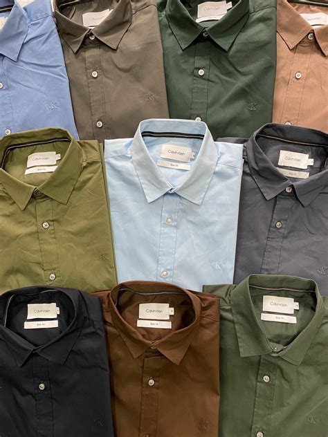 Premium CK Plain Shirts in Poplin Fabrics