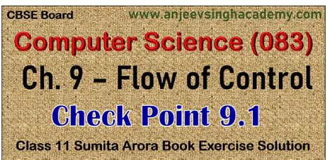 Computer Lesson Explanation for CBSE Class 11 Flow Off Control in Tamil 的图像结果