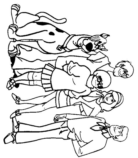 Scooby Doo Printable Coloring Pages - Printable Calendar