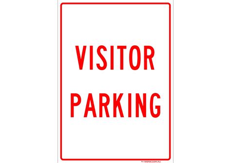 Visitor Parking – JS Signs