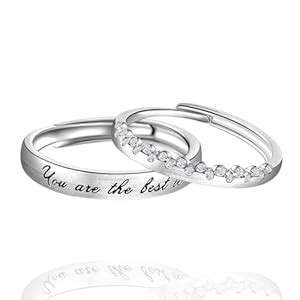 Buy TheZazzy® India | Stainless Steel | Couple Rings with 'You are the ...
