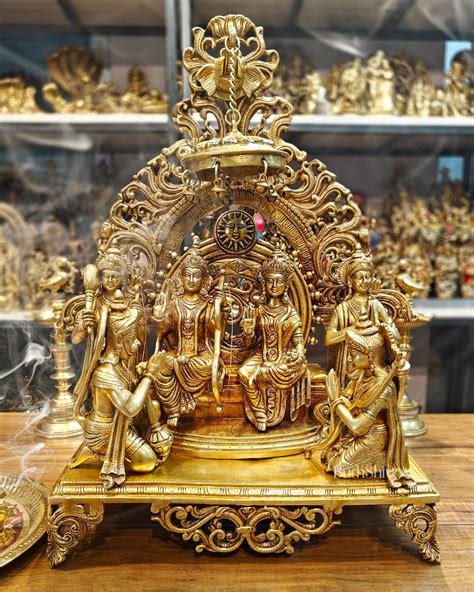 Buy Brass Superfine The Royal Ram Darbar 23 inches - Budhshiv.com