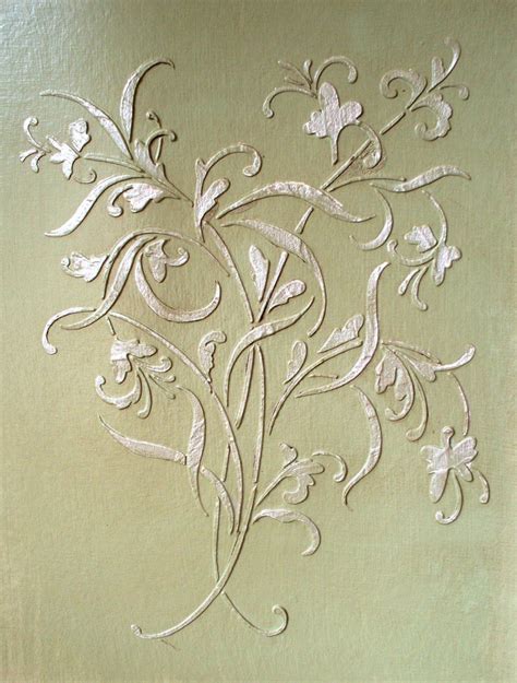 Stencil Wall Stencil Raised Plaster Stencil Mystic Wall | Etsy Stencil ...