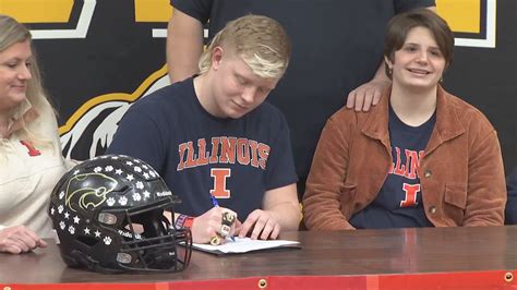 Lena-Winslow’s Henry Engel signs with the Fighting Illini – MyStateline ...