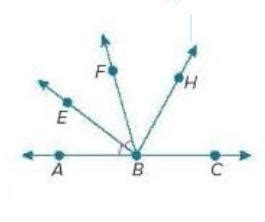 if m here's the figure....in the figure BA and BC are opposite rays BH ...