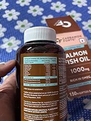Carbamide Forte Salmon Fish Oil Omega 3 Capsule 1000 mg - Pack of 150 ...
