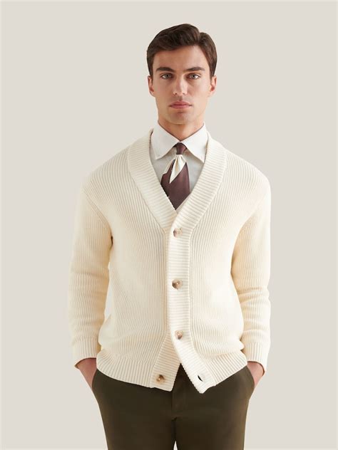 Buy Peckham Rye Cream Knitted Cardigan from Next India
