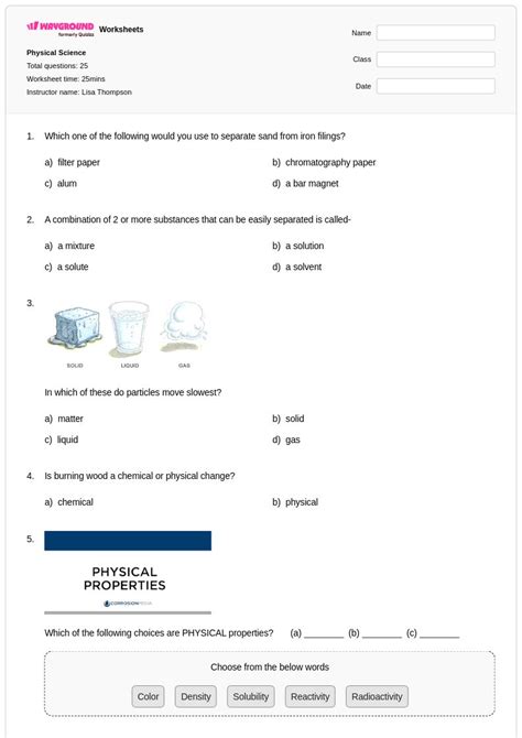 50+ Science worksheets for Class 9 on Wayground | Free & Printable