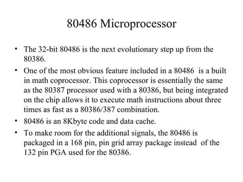 Image result for 80486 Microprocessor SlideShare