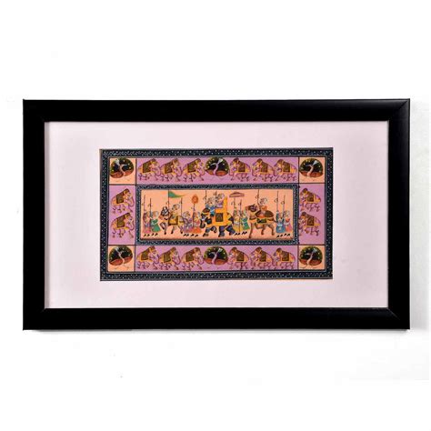Rajasthani Folk Art Painting (17.5*10.5 Inches) – TOKENZ