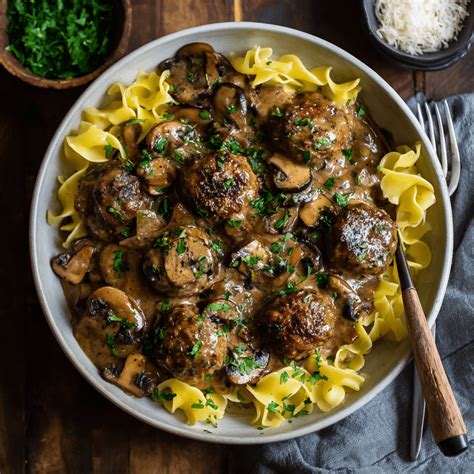 Beef Stroganoff Meatballs (Creamy, Cozy & Loaded with Flavor) - The ...