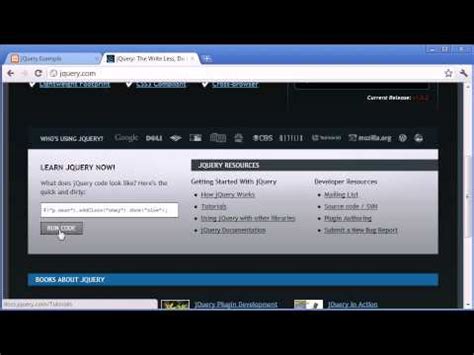 Image result for jQuery Tutorial