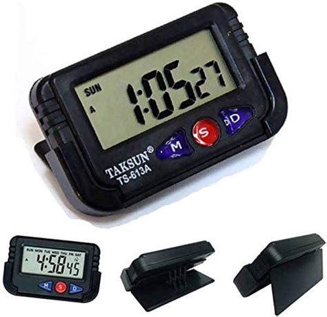 Buy PulGos Plastic Digital LCD Calendar & Timer – Versatile Desk, Car ...