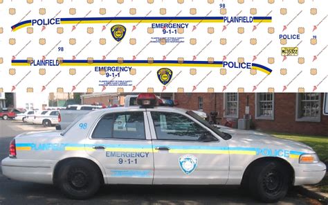 Plainfield, NJ Police Department Classic — Cardinal Police Diecast