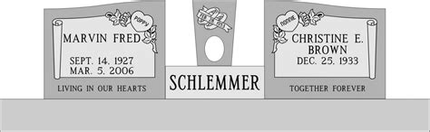 Custom Memorials | Tombstones | Monuments | Stasswender Dietz Memorial