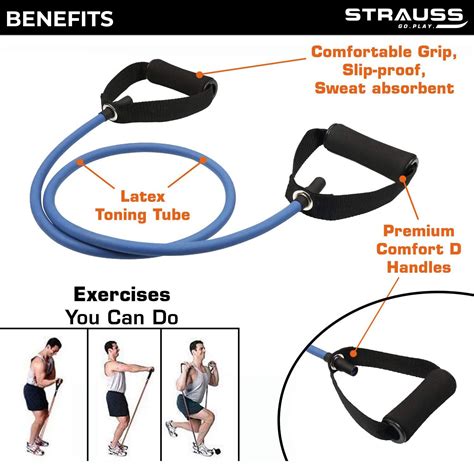Strauss Toning Tube, (Blue) – StraussSport