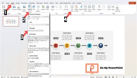 Image result for How to Create a Simple Timeline Using PowerPoint