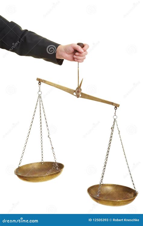 Hand holding scales stock image. Image of favor, shot - 12505393