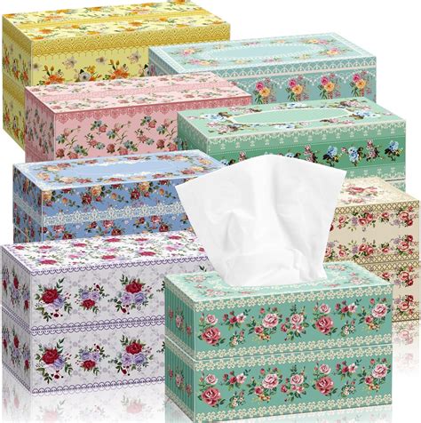 Amazon.com: Zhehao 16 Packs Tissue Boxes 3 Ply 2080 Sheets Soft Facial Tissues 130 Sheets Each ...