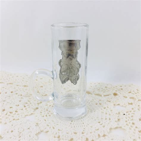 Obstler Metal Decor Shot Glass With Glass Handle France Shot - Etsy India