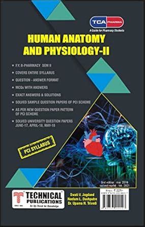 Human Anatomy And Physiology II for B. PHARMACY PCI 17 (II - BP201T ...