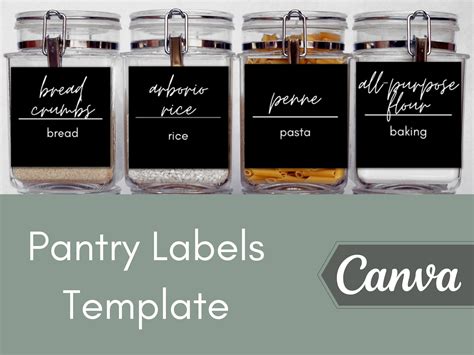 Image result for Pantry Labels
