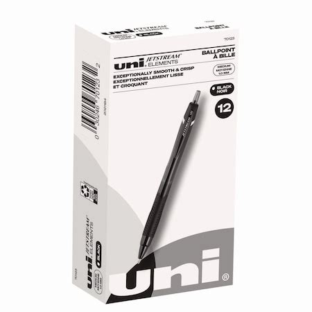 Uniball Jetstream Elements Hybrid Gel Pen, Retractable, Medium 1 mm ...