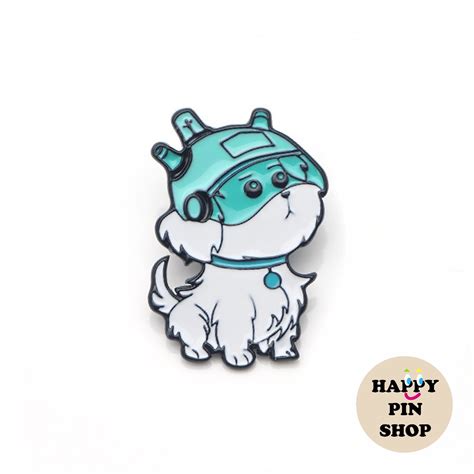 Snuffles/Snowball the Dog - Rick and Morty Enamel Pin, Hobbies & Toys ...