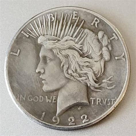 Two-sided Trick Coin - 1922 Liberty Dollar - Two Face - Double Headed ...