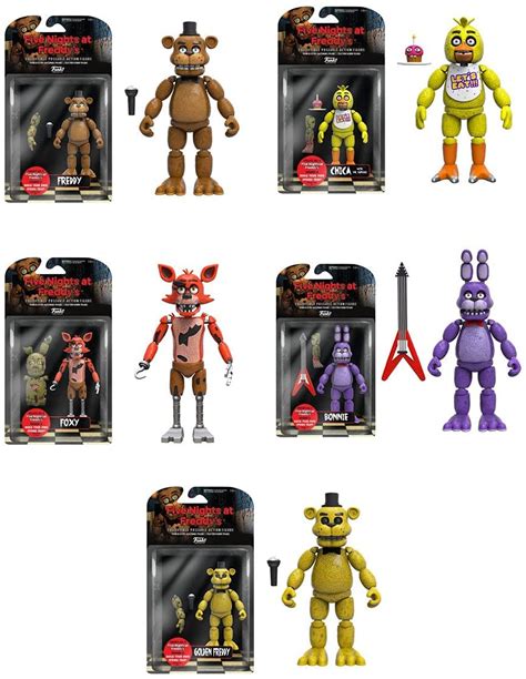 Funkofive Nights At Freddys 5 Inch Series 1 Action Figures | Desertcart ...