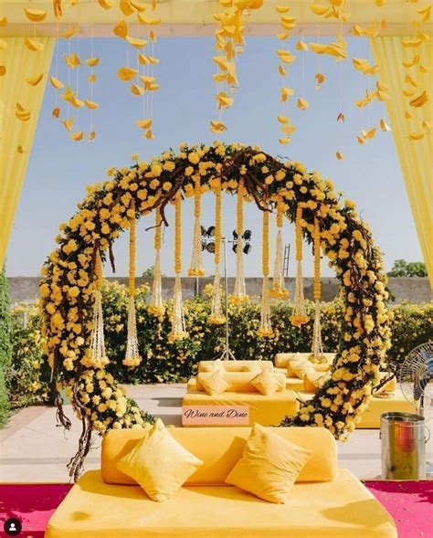 Haldi Decoration Ideas For A Vibrant Haldi Day