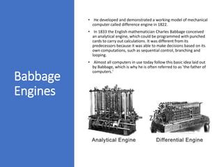 Image result for First Computer 1822