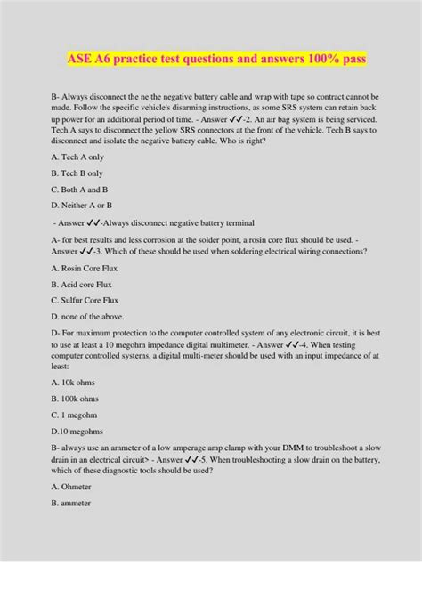 ASE Practice Questions 的图像结果