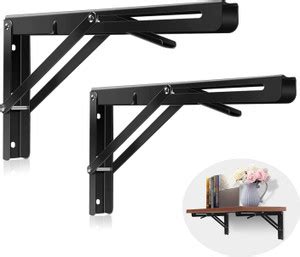 maukir Heavy Duty Folding Shelf Brackets, Space Saver, Table/bench ...