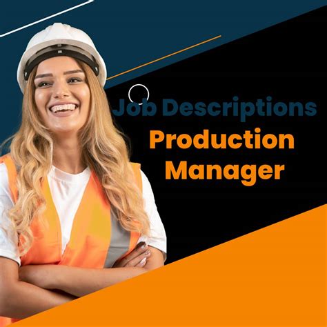 Job Descriptions - Production Manager