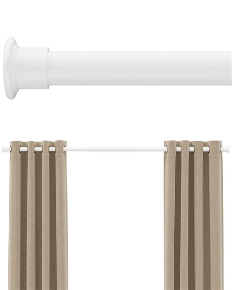 Tension Curtain Rod by EZFurni,42-123 Inches,Heavy Duty Tension Rods ...