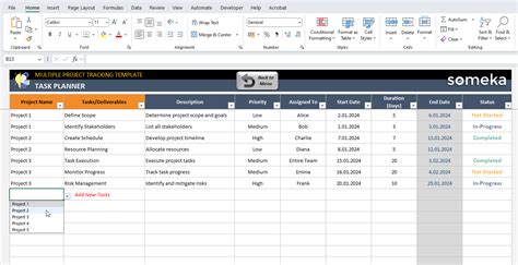 Image result for Resource Management Excel Multiple Projects
