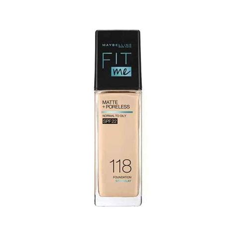 Maybelline Fit Me Matte Poreless Foundation SPF22 #118