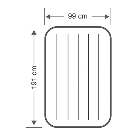 Krevet na naduvavanje Dura-Beam Standard 99x191x25cm Intex 64101 ...