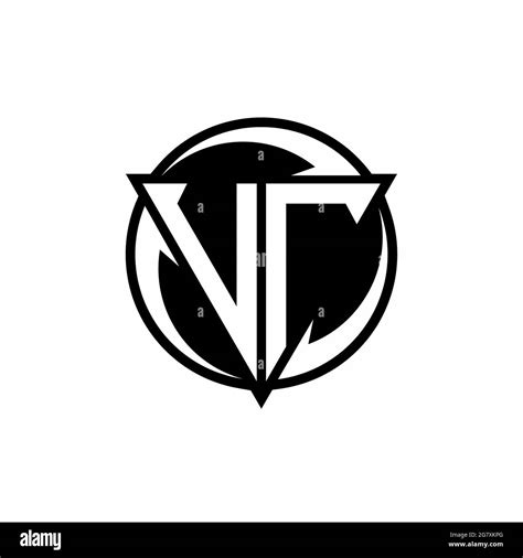 creative initial VT Letter combined Logo Design vector graphic symbol ...