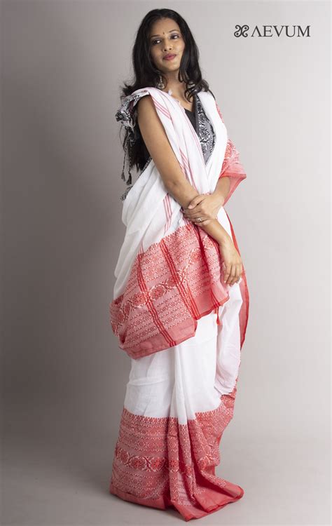 Begampuri Bengal Cotton Handloom Saree - 0433 – AEVUM