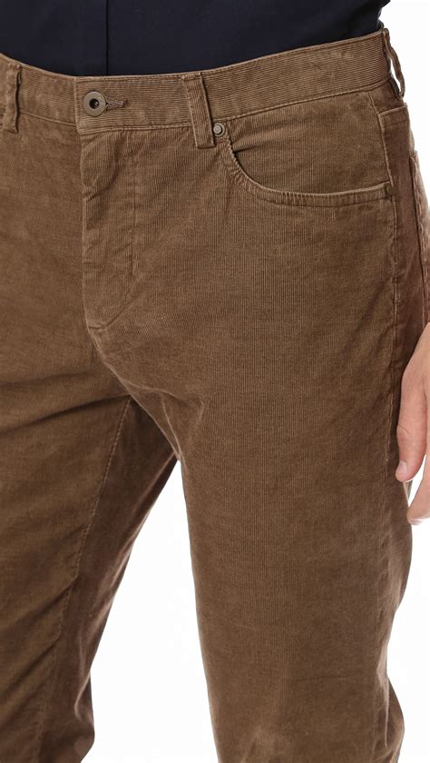 Vince 5 Pocket Corduroy Jeans in Tobacco (Brown) for Men - Lyst