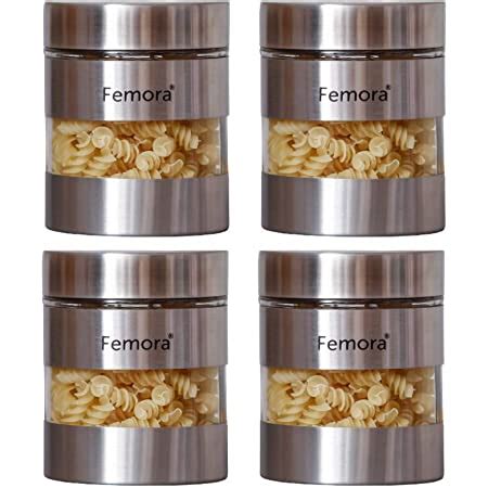 Buy Femora Femora Glass Window Jars for Kitchen Storage Kitchen Storage ...